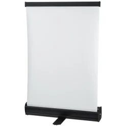 Economy Tabletop Retractable Banner Display - 18 inches