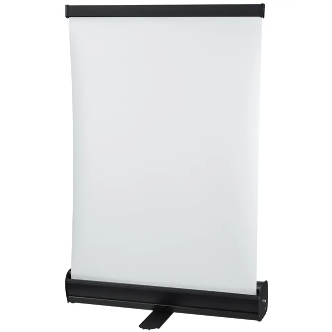 Economy Tabletop Retractable Banner Display - 18 inches