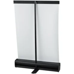 Economy Tabletop Retractable Banner Display - 18 inches