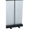 Economy Tabletop Retractable Fabric Banner Display - 24 inches