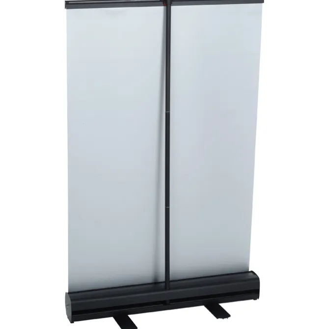 Economy Tabletop Retractable Fabric Banner Display - 24 inches