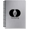 Elite Metallic Paperboard Journal with Pen - 7 inches x 5 inches - 50 sheet