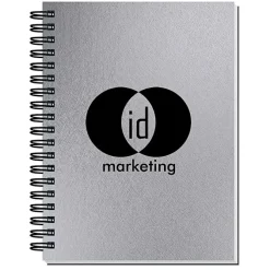 Elite Metallic Paperboard Journal with Pen - 7 inches x 5 inches - 50 sheet