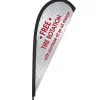 Elite Nylon Sail Sign - 6' - One Sided - Replacement Graphic