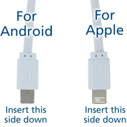 Ellipse Bamboo Accent Duo Charging Cable