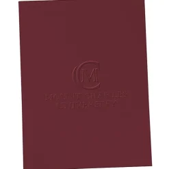 Embossed Linen Paper Folder