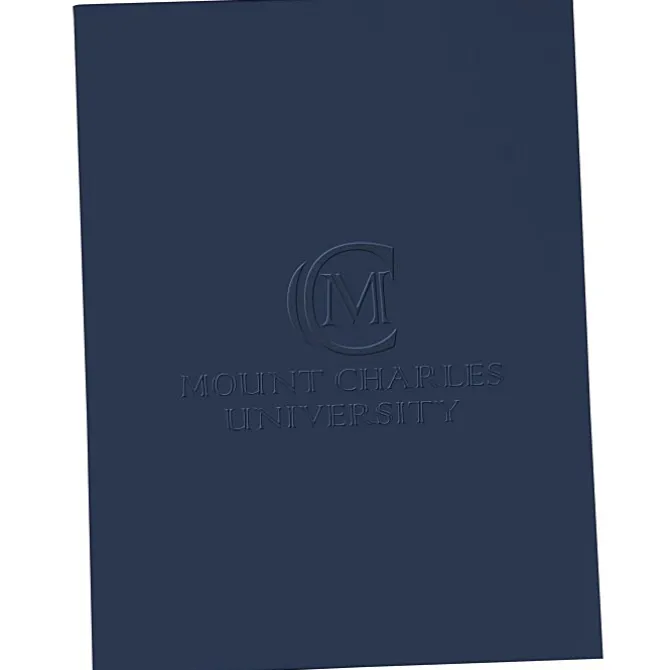 Embossed Linen Paper Folder