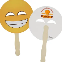 Emoji Hand Fan - Squinting - 24 hr