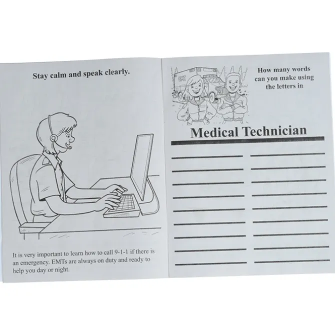 EMT'S Help Save Lives Coloring Book - 24 hr