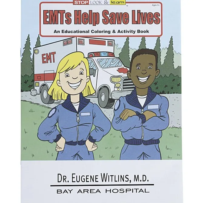 EMT'S Help Save Lives Coloring Book - 24 hr