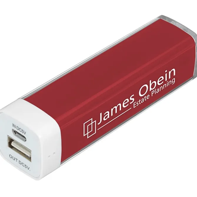 Energize Jr. Portable Power Bank - 1800 mAh - 24 hr