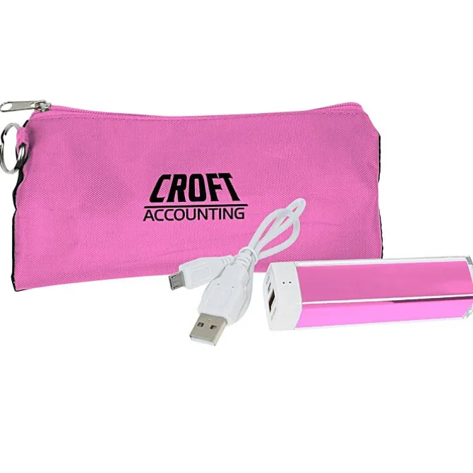 Energize Portable Power Bank with Pouch