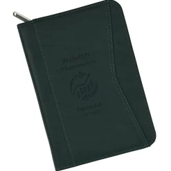 Enterprise Junior Zippered Padfolio - Debossed