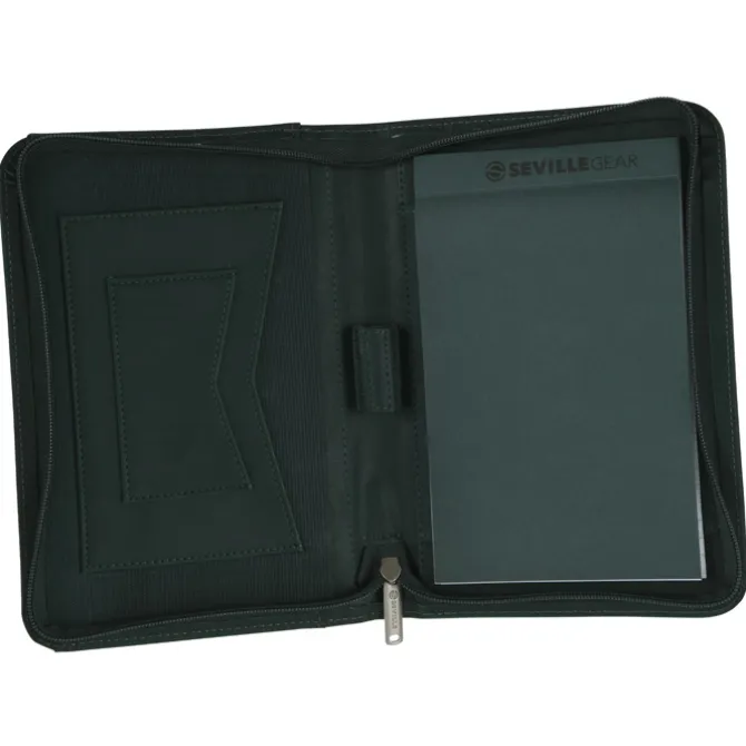 Enterprise Junior Zippered Padfolio - Debossed