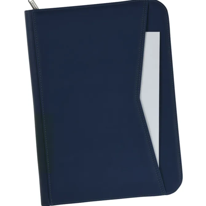 Enterprise Zippered Padfolio - Debossed
