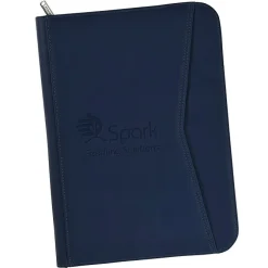 Enterprise Zippered Padfolio - Debossed