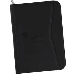Enterprise Zippered Padfolio - Debossed