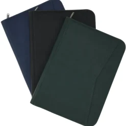 Enterprise Zippered Padfolio - Debossed