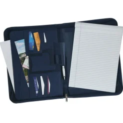 Enterprise Zippered Padfolio - Debossed