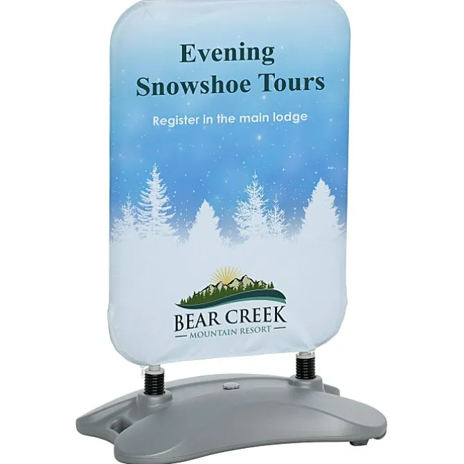 EuroFit Flex Outdoor Banner Sign - 4'