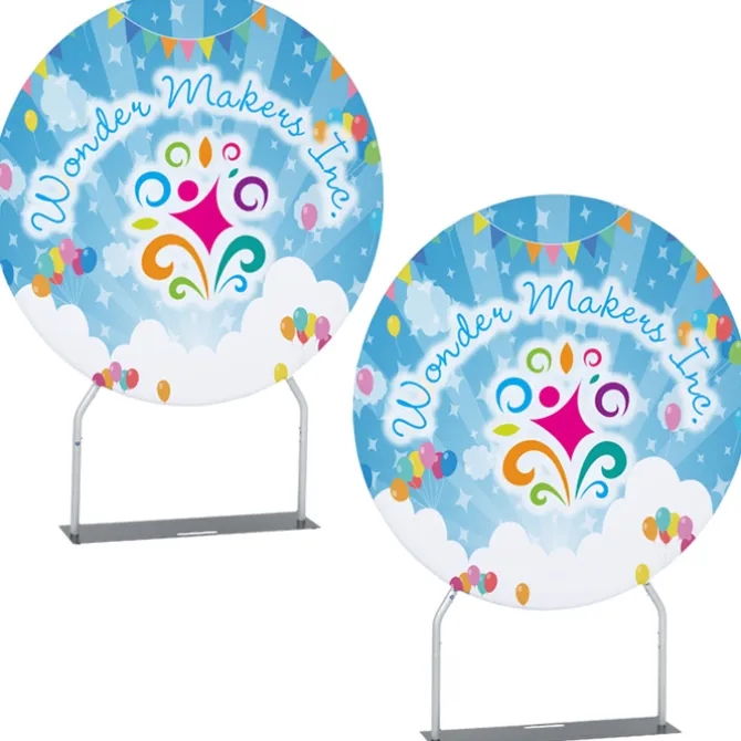 EuroFit Round Banner Stand - 60 inches
