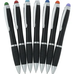 Evantide Light-Up Logo Stylus Twist Pen - Black - 24 hr