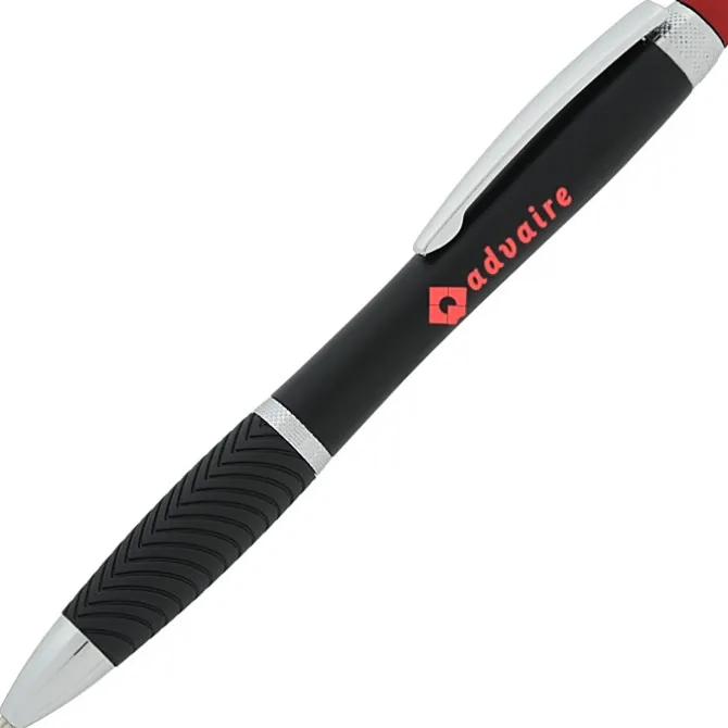 Evantide Light-Up Logo Stylus Twist Pen - Black - 24 hr