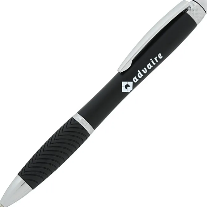 Evantide Light-Up Logo Stylus Twist Pen - Black