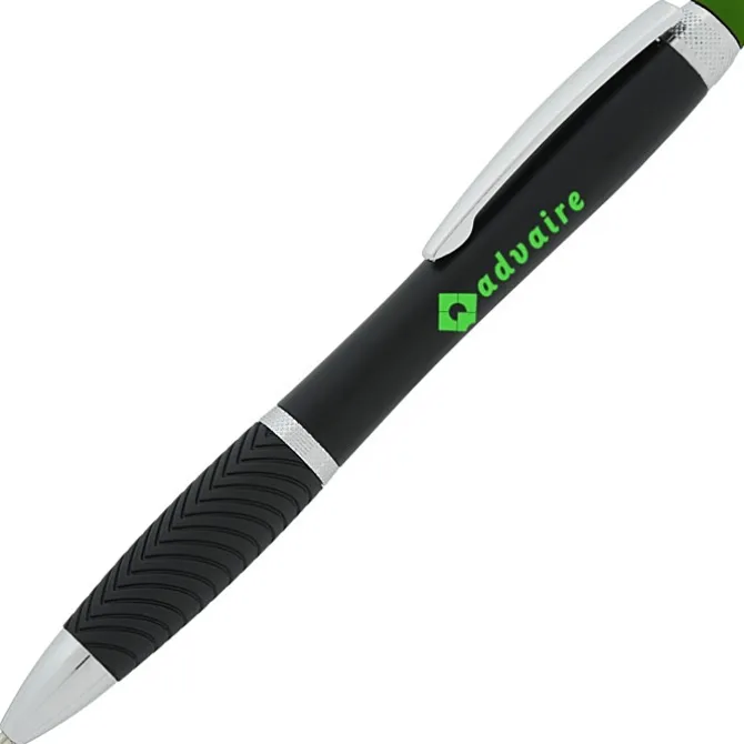 Evantide Light-Up Logo Stylus Twist Pen - Black