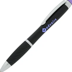 Evantide Light-Up Logo Stylus Twist Pen - Black