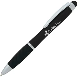 Evantide Light-Up Logo Stylus Twist Pen - Metallic - 24 hr