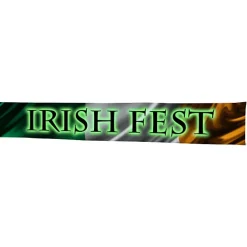 10' Event Tent Quarter Wall Banner - Two Sided