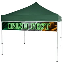 10' Event Tent Quarter Wall Banner - Two Sided