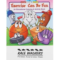Exercise Can Be Fun Coloring Book