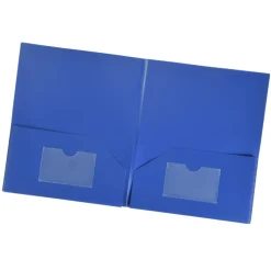 Expandable Twin Pocket Poly Folder - Opaque