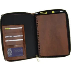Fabrizio RFID Zip Portfolio Notebook