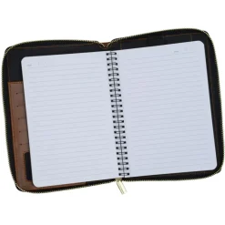 Fabrizio RFID Zip Portfolio Notebook