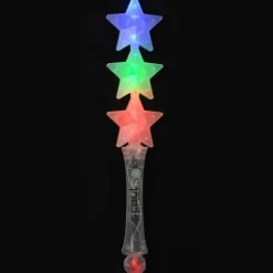 Flashing Star Wand - Blue, Green & Red