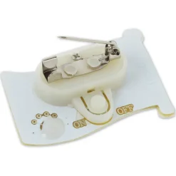 Flashing USA Flag Pin
