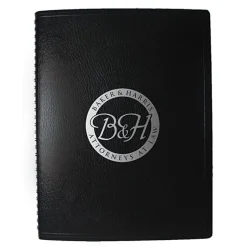 Flex Leatherette Cover Journal - 10 5/8 inches x 8 1/4 inches