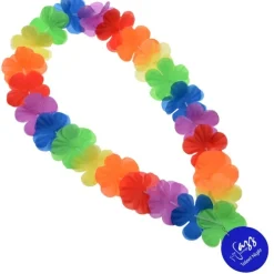 Flower Lei Necklace - Multicolor