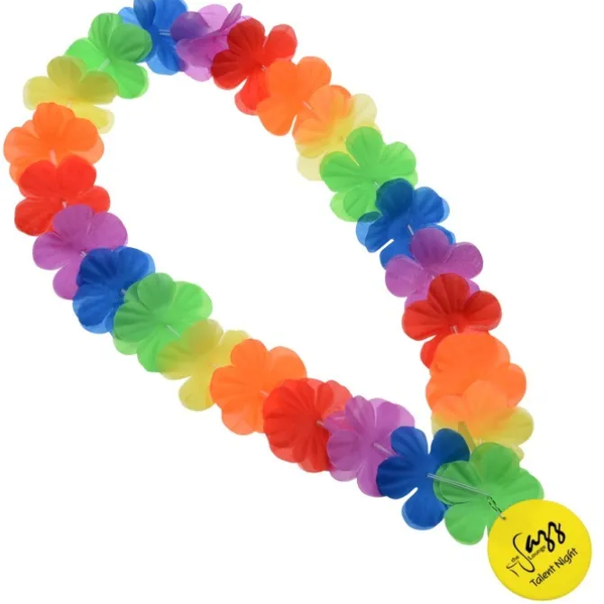 Flower Lei Necklace - Multicolor