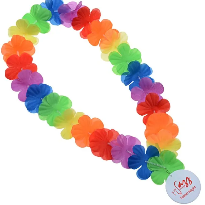 Flower Lei Necklace - Multicolor