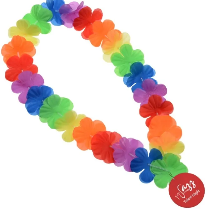Flower Lei Necklace - Multicolor
