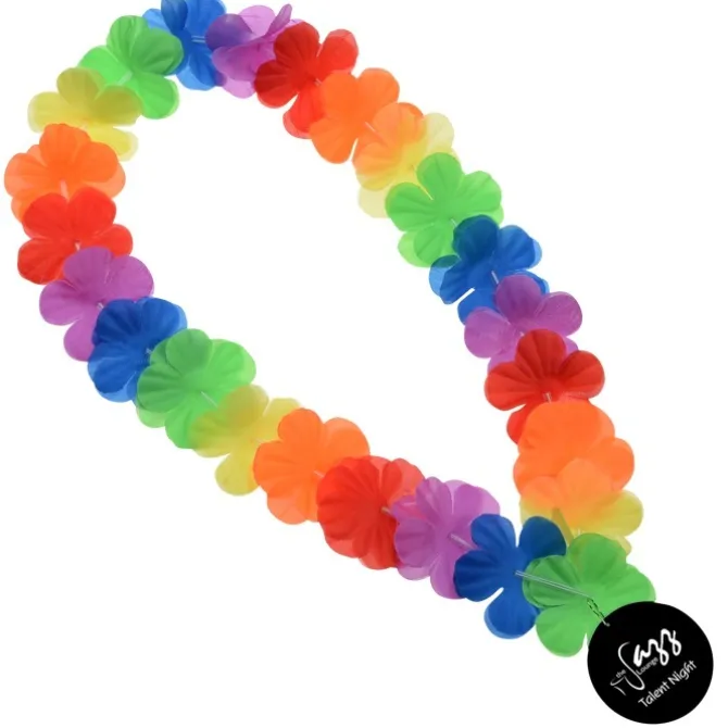 Flower Lei Necklace - Multicolor