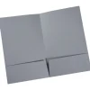 Foil Stamped Legal Pocket Folder - Linen