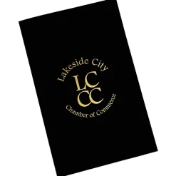 Foil Stamped Legal Pocket Folder - Linen