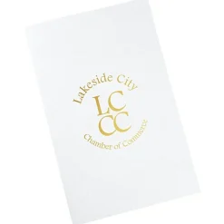 Foil Stamped Legal Pocket Folder - Linen