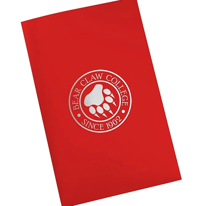 Foil Stamped Legal Pocket Folder - Gloss