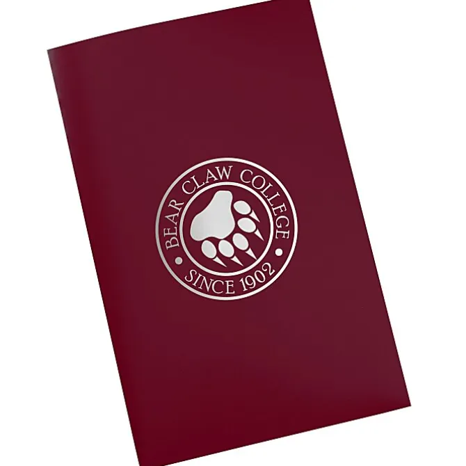 Foil Stamped Legal Pocket Folder - Gloss